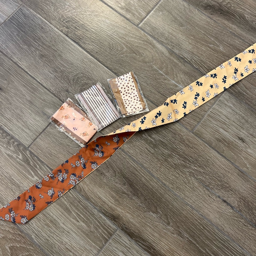 Floral Patterned Hair Scarves